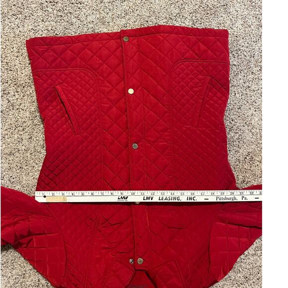 Calvin Klein Red Puffer Jacket / Coat Large Winter - Picture 16 of 16